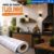 Papel de Parede Tijolinho Branco Tijolo para Quarto Sala Adesivo 5M x 45cm Autocolante Decoração Envelopamento
