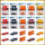 Hot Wheels Pantone Assortment Sunset Race JKY47-986A 1:64 10-Pack Die-Cast Mini Cars Box Set