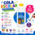 KIT 2/3/4/5/6  Colas Liquida Branca 1kg Escolar  PVA