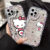 Capa De Telefone Ondulada Transparente , À Prova De Choque Hello Kitty Para Redmi Note 14 Pro 13 12 11 10 9 8 14C 13C 12