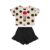 Conjunto Blusa e Short Bebê Menina Quimby