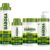 Kit Eico Babosa Shampoo 800ml Condicionador 450ml Máscara 1Kg Creme Pentear 600ml