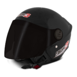 Capacete Moto New Liberty Tree Com Viseira Fumê Aberto Preto Brilhante ou Preto Fosco Pro Tork Tamanhos 56 58 60