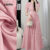 Lovito Vestido Casual Liso Plissado Verão Primavera Rosa Para Mulheres L132ED074