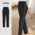 Lovito Calça Casual Clássica E Versátil Verão/primavera Com Pregas Preta Todas As Estações Para Mulheres L149ED286