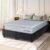 Conjunto Box Baú Preto Luanda Branco Espuma D28 Queen 158x198x69 – King House