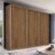 Guarda Roupa Casal Premium Pearl 205,9cm 3 Portas 4 Gavetas Espresso Móveis Freijó