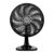 Ventilador de Mesa Ventisol Oscilante Turbo Grade De Plástico 10P 50CM 150W 127V Preto