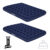 Kit 2 Colchões Infláveis Casal Bestway com Bomba de Ar Manual Para Camping e Visitas