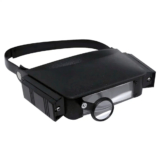Lupa de Precisão Western LP-40 para Eletrônica, Joalheria e Artesanato Com 3 Lentes