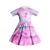Fantasia Encanto Isabela Madrigal Infantil Vestido pra Meninas Carnaval Escola Halloween