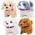 Cachorrinho de Pelúcia C/ Som e Movimento Pets Sortidos – Castela