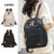Lovito Mochila Casual de Grande Capacidade para mulheres LFA98043
