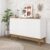 Buffet para Sala de Jantar Ares 3 Portas Lux Branco