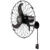 Ventilador de Parede Oscilante Preto 60cm Goar 127V ou 220V 3 Pás Silencioso 150W
