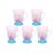 Kit 5 Xícaras Chá das Princesas Brunch  Aurora Bela Adormecida Lembrancinha Presente Colecionável Disney Plasútil