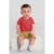 Body bebê menino listrado Brandili Baby – G