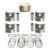 Kit Pistão Anel 0,50 Mahle Corsa Sedan Wind 1.0 8v Original