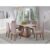 Mesa de Jantar Retangular Livia com 6 Cadeiras Venus Off White/Imbuia