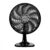 Ventilador de Mesa Ventisol Oscilante Turbo Grade De Plástico 10P 40CM 150W 220V Preto