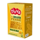 Macarrão Penne 500G Linhaça Dourada Sem Glúten Tivva
