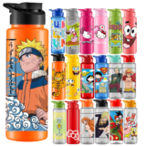 Garrafinha De Agua Squeeze infantil 750ml De Plástico Personalizado Diversos