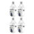 Kit 4 Mini IP Câmera Wifi sem fio visão noturna microfone alto falante acesso remoto aplicativo