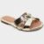 Rasteira Infantil Molekinha Detalhe Menina – Dourado