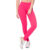 Legging Feminina Selene Sem Costura com Detalhe Vazado Rosa Escuro