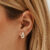 Brinco Gota Lisa Pequeno – Banho de Ouro 18k