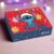 Caixa Retangular para Presente – Tampa/Fundo New – Stitch Aloha – M 25x20x5cm – 1 unidade – Disney Original – Rizzo