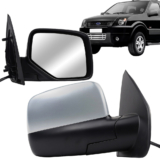 Retrovisor Ecosport 2003 2004 2005 2006 2007 2008 2009 2010 2011 2012 Elétrico Cromado