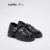 Lovito Mocassins casuais de metal liso para mulheres LFA43410