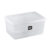 Pote Multiuso c/ Tampa 1L Transparente de Plástico UZ Utilidades – UZ396-TR