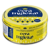 Cera Pasta 300G Ingleza Amarela Brilho Aplicável Em Madeira
