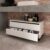 Balcão Gabinete para Banheiro 80cm com Rodízio e 2 Gavetas BN3603 Branco
