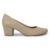 Scarpin Usaflex Feminino Couro Salto Bloco Casual UD05001