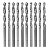 BROCA ACO RAPIDO STANDARD, PARA METAL, POLIDA, HASTE CILINDRICA, 4,5MM, 10PCS // MTX