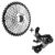 Cassete 8v 9v Para Bike K7 Cubo Roda Livre Free Hub + Cambio Traseiro Passador Index GTS 8/9v Preto