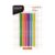 Kit com 6 Canetas Gel Rainbow 0.7 Colorida  Jocar Office Leonora Papelaria Material Escolar Arte