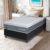 Conjunto Box Preto Luanda Cinza Espuma D28 Solteiro 88x188x62 – King House