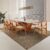 Conjunto Sala de Jantar Mesa 220cm Madeira Maciça Zurick 8 Cadeiras Maia