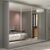 Guarda-roupa Casal 100% Mdf Bp com 4 Portas Espelhos Zermatt Urbi