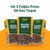 Kit 3 Feijões Preto Cozidos no Vapor 500G Vapza