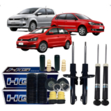 Kit 4 Amortecedor Batente Coxim Polo Fox Spacefox Nakata