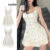 Lovito Vestido Casual Ditsy Floral Com Babados E Bainha Para Mulheres L80ED285 (Multicolorido)
