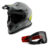 Kit Capacete Motocross Fast 788 Grey Cinza + Óculos Blast Preto
