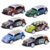 Pack 6 Carrinhos Miniatura Esportivos Sortidos De Metal 1:64 Pull Back – Castela
