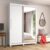 Guarda-roupa Solteiro 2 Portas 1 Porta Espelhada com Pés Royale 100% MDF Sim