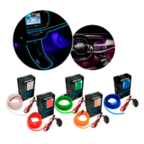 Fita LED Neon Luz Interna Automotiva para Painel Carro Tuning 1 2 3 5 Metros Diversas Medidas e Cores – Shocklight